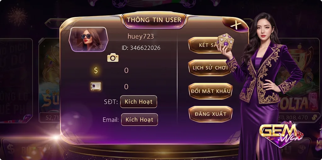 Quyền thay đổi chính sách của cổng game Gemwin